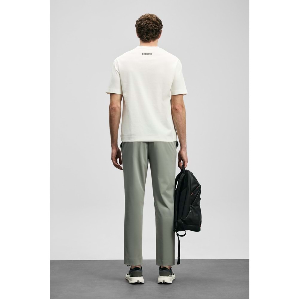 Lufian 111020285 Carl Modern Grafik T- Shirt Tişört Erkek Tişort