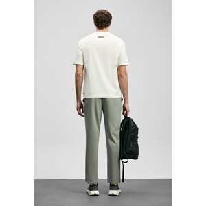 Lufian 111020285 Carl Modern Grafik T- Shirt Tişört Erkek Tişort