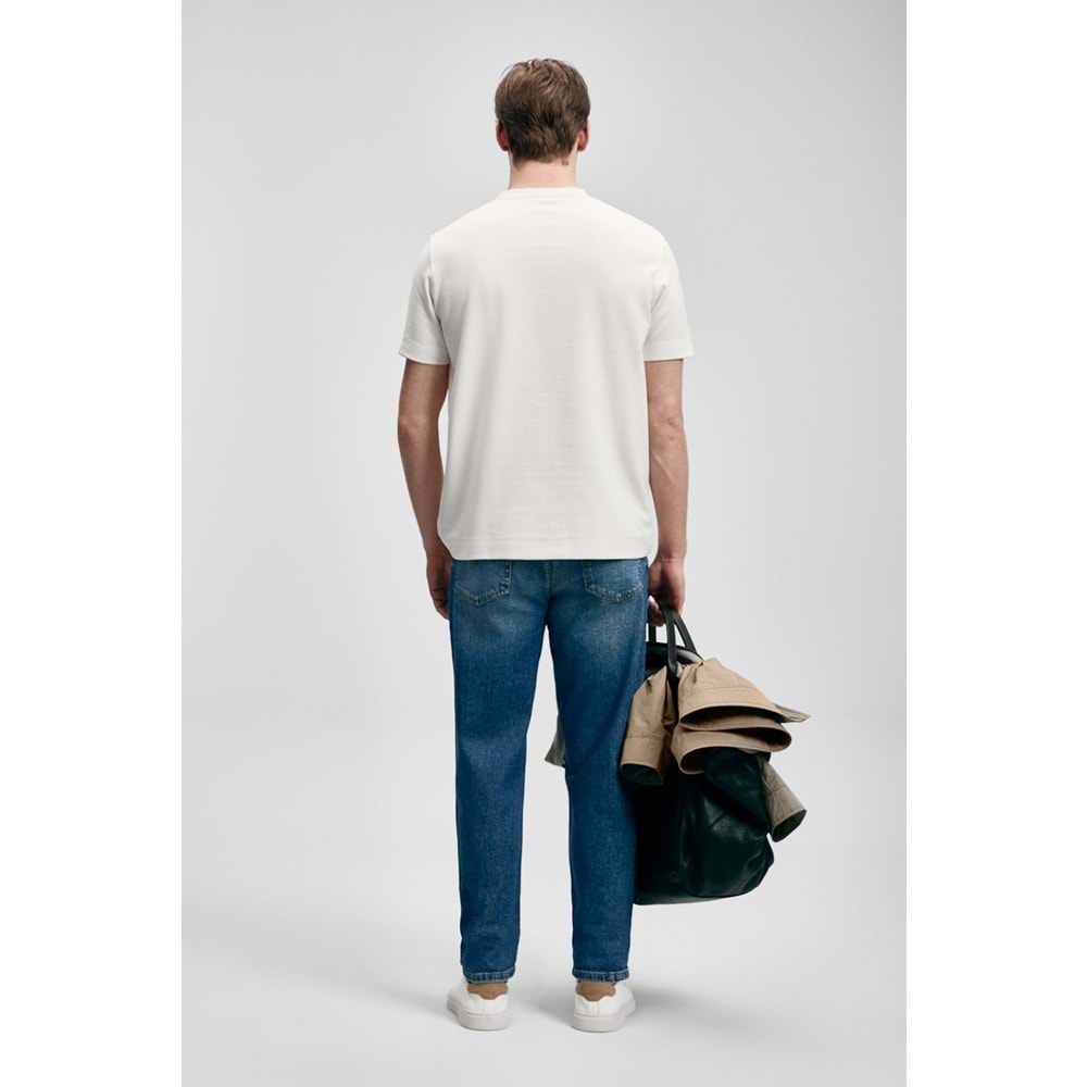 Lufian 111020311 Soft Modern Grafik Erkek T- Shirt Tişört Erkek Tişort
