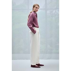 Lufian 121010016 Barrı Keten Gömlek Kadın Gömlek