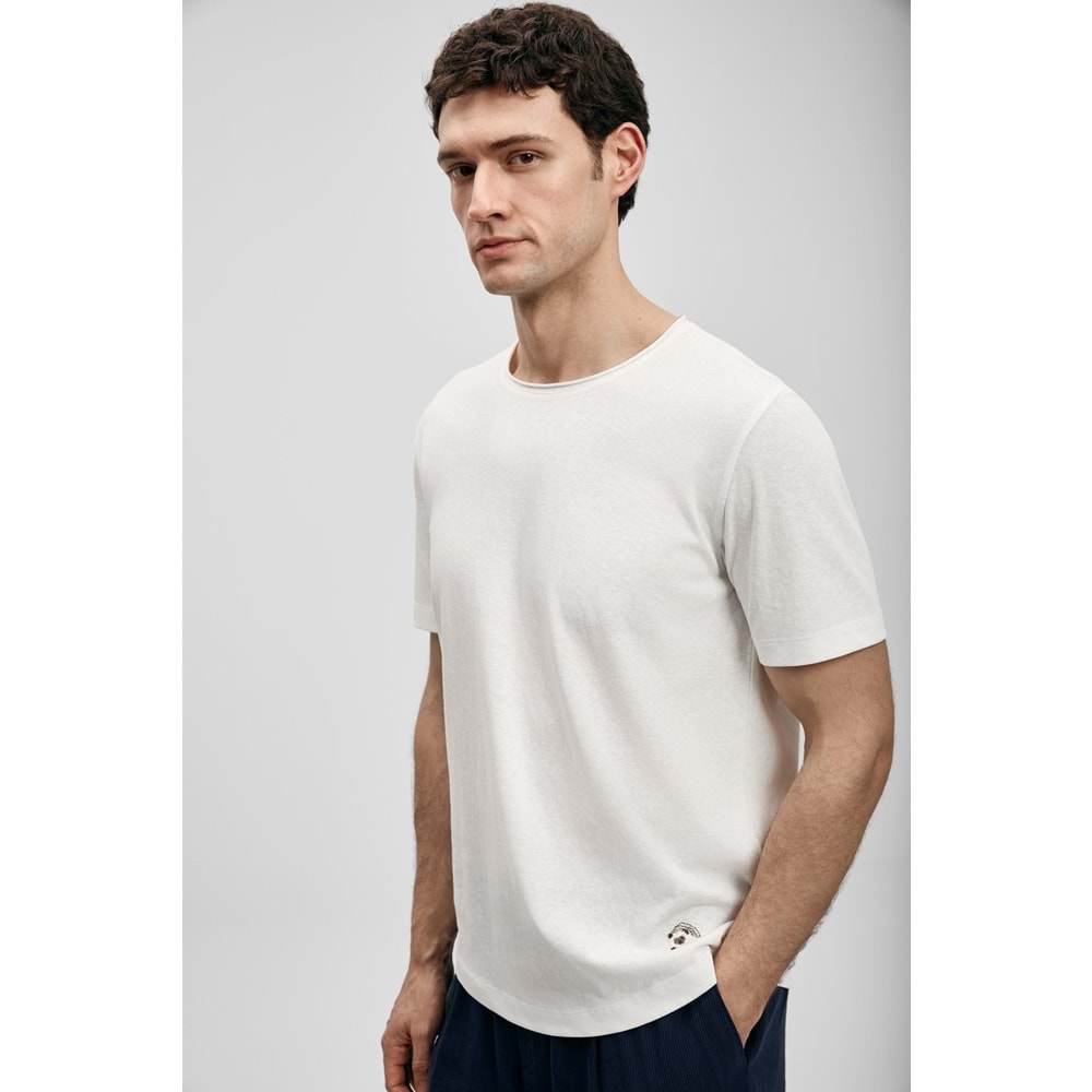 Lufian 111020312 Junya Erkek Basic T- Shirt Tişört Erkek Tişort
