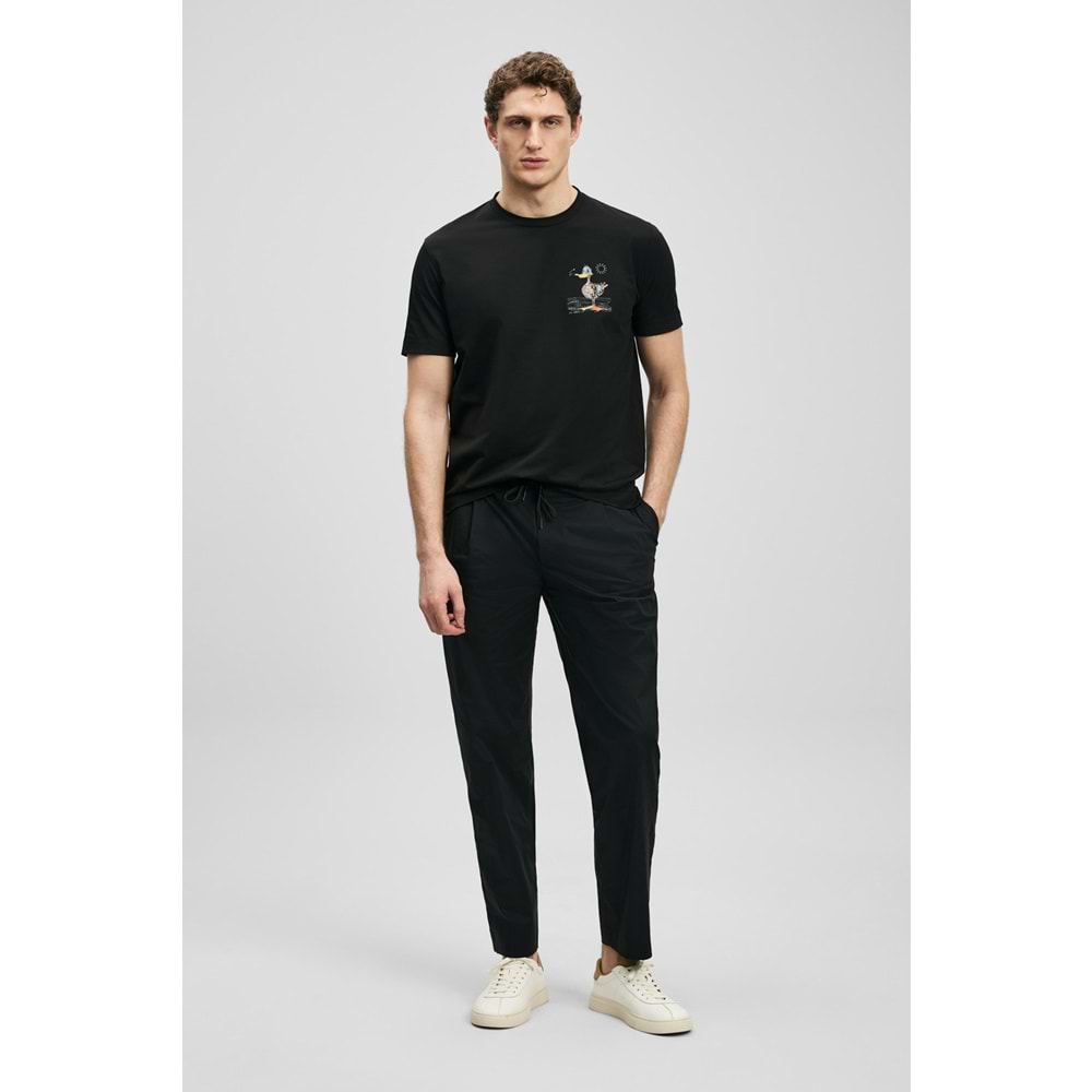 Lufian 111020313 Fınx Modern Grafik T- Shirt Erkek Tişort