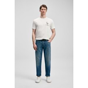 Lufian 111020313 Fınx Modern Grafik T- Shirt Erkek Tişort