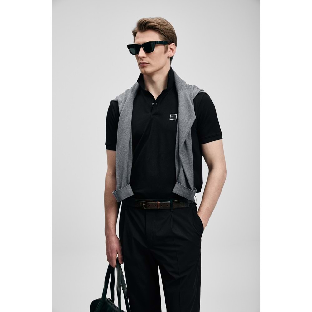 Lufian 111040233 Carter Smart Erkek Polo Yaka Tişört Erkek Tişort