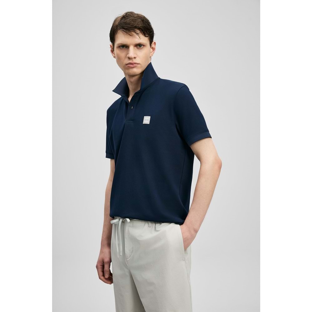 Lufian 111040233 Carter Smart Erkek Polo Yaka Tişört Erkek Tişort