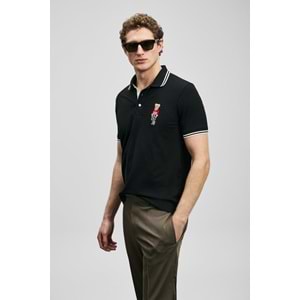 Lufian 111040245 Brady Smart Erkek Polo Yaka Tişört Erkek Tişort