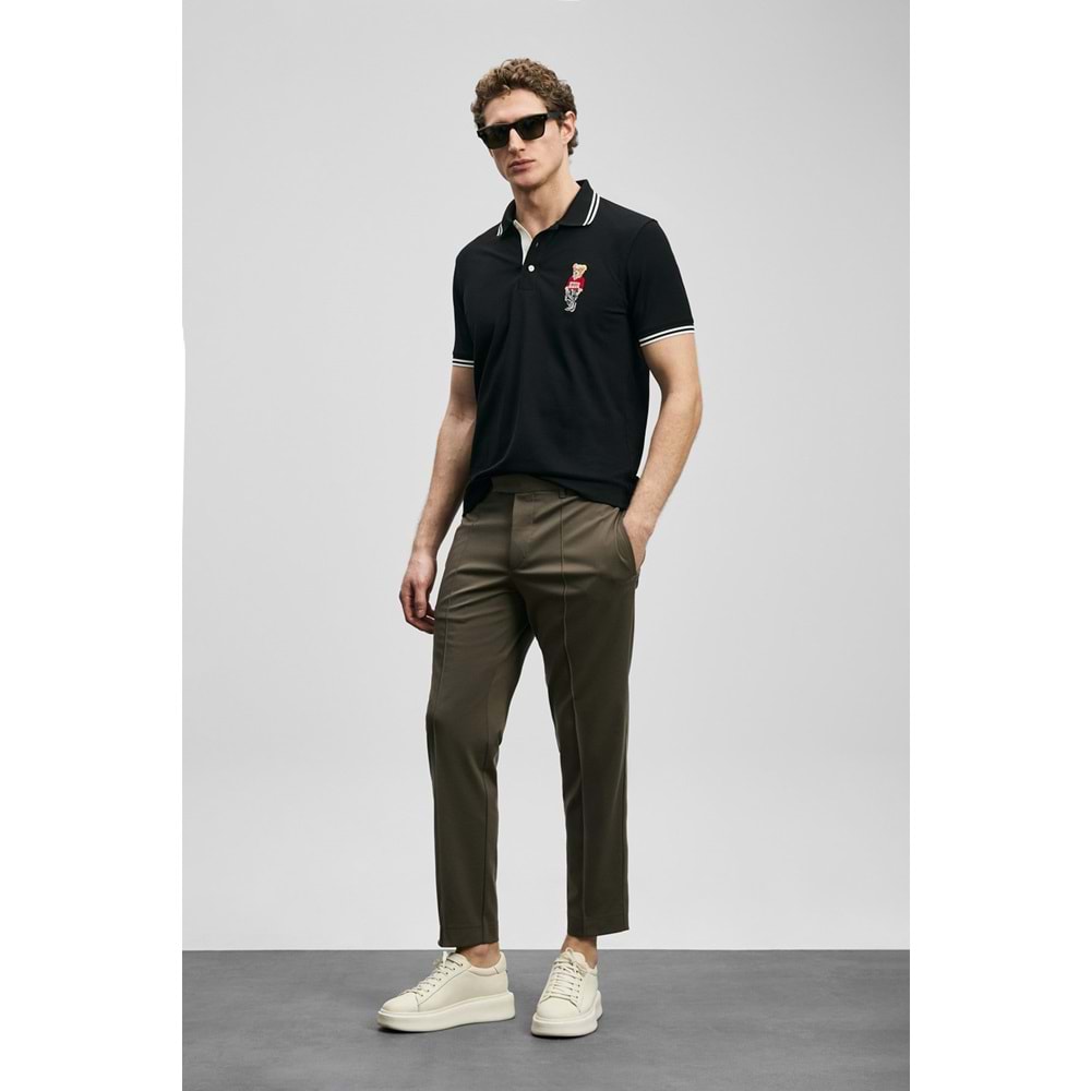 Lufian 111040245 Brady Smart Erkek Polo Yaka Tişört Erkek Tişort