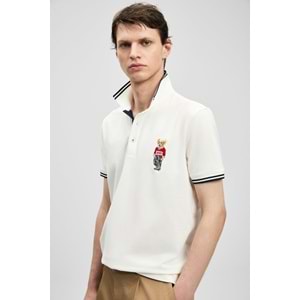 Lufian 111040245 Brady Smart Erkek Polo Yaka Tişört Erkek Tişort