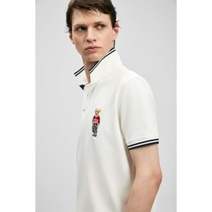 Lufian 111040245 Brady Smart Erkek Polo Yaka Tişört Erkek Tişort