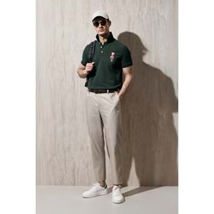 Lufian 111040245 Brady Smart Erkek Polo Yaka Tişört Erkek Tişort