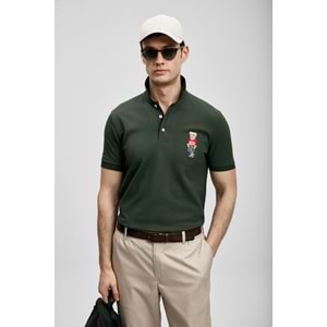 Lufian 111040245 Brady Smart Erkek Polo Yaka Tişört Erkek Tişort