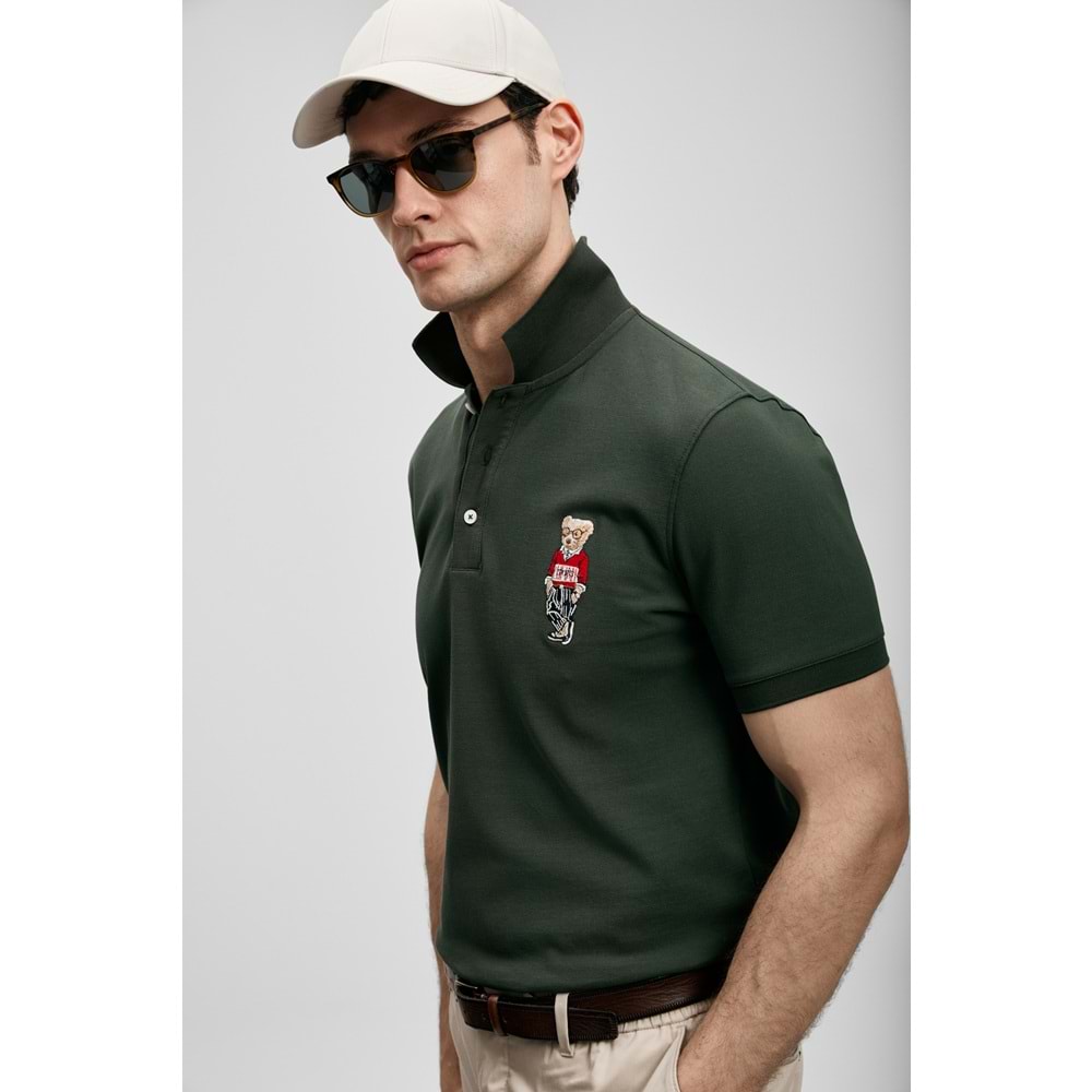 Lufian 111040245 Brady Smart Erkek Polo Yaka Tişört Erkek Tişort