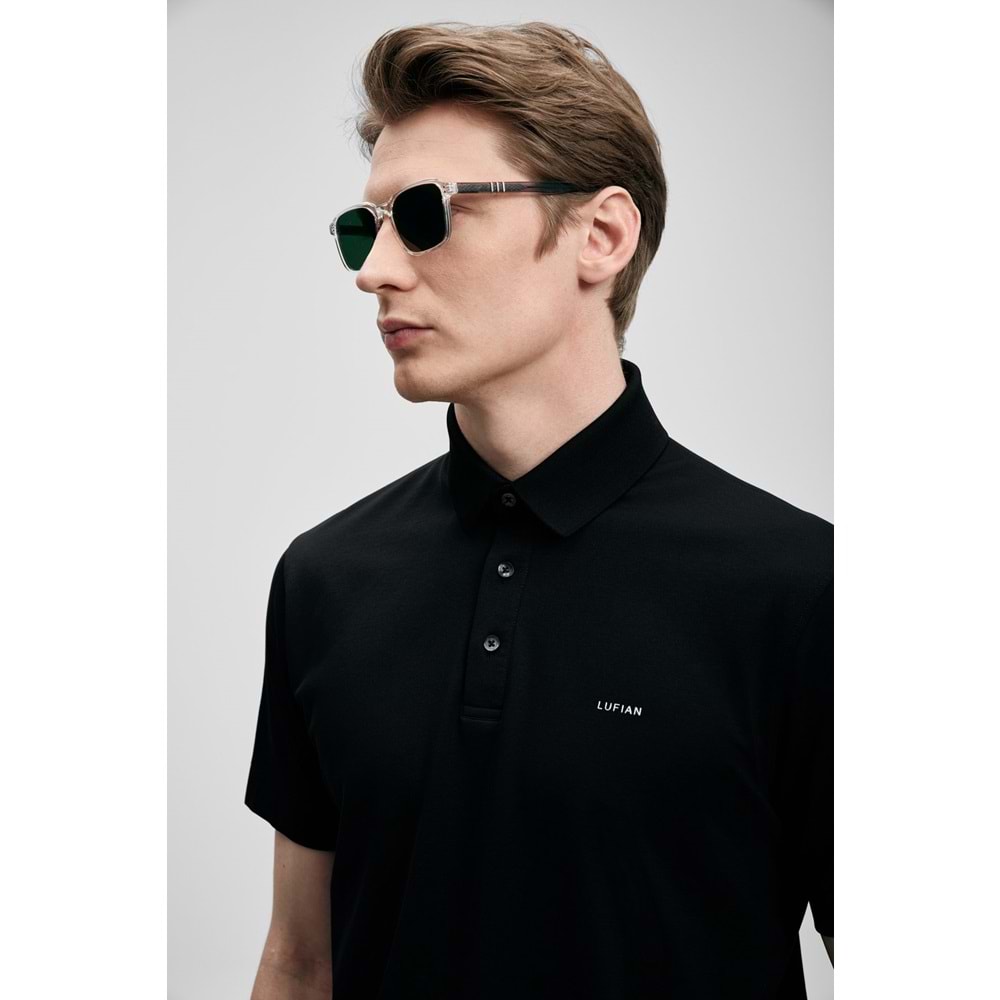 Lufian 111040234 Hudson Smart Polo Yaka Tişört Erkek Tişort