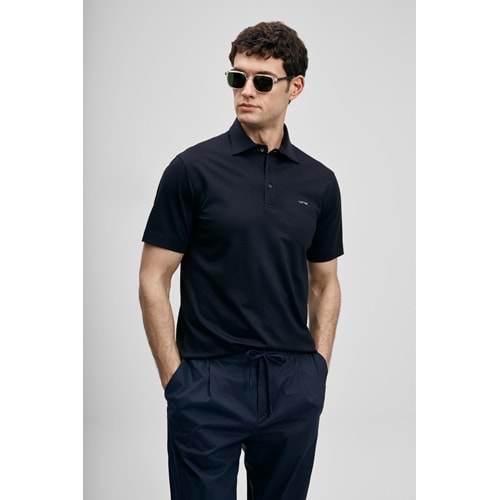 Lufian 111040234 Hudson Smart Polo Yaka Tişört Erkek Tişort
