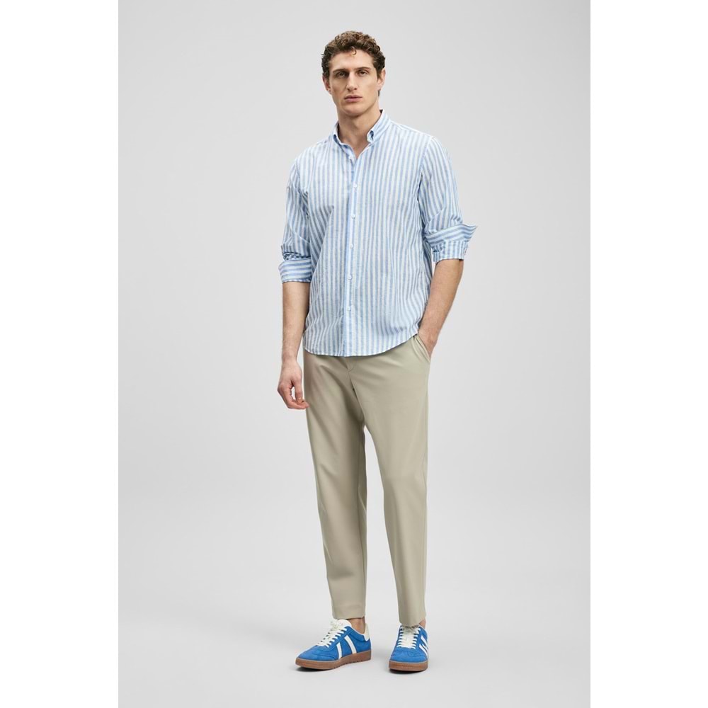 Lufian 111010648 Peter Erkek Basic Gömlek Regular Fit Erkek Gömlek