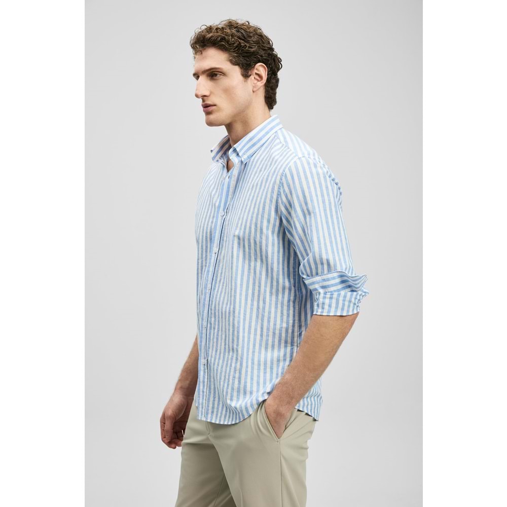 Lufian 111010648 Peter Erkek Basic Gömlek Regular Fit Erkek Gömlek