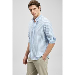 Lufian 111010648 Peter Erkek Basic Gömlek Regular Fit Erkek Gömlek