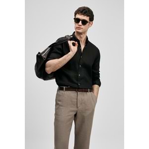 Lufian 111010654 Pitaya Erkek Keten Gömlek Comfort Fit Erkek Gömlek