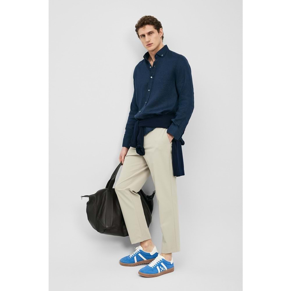 Lufian 111010654 Pitaya Erkek Keten Gömlek Comfort Fit Erkek Gömlek
