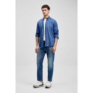 Lufian 111010654 Pitaya Erkek Keten Gömlek Comfort Fit Erkek Gömlek