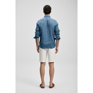 Lufian 111010654 Pitaya Erkek Keten Gömlek Comfort Fit Erkek Gömlek