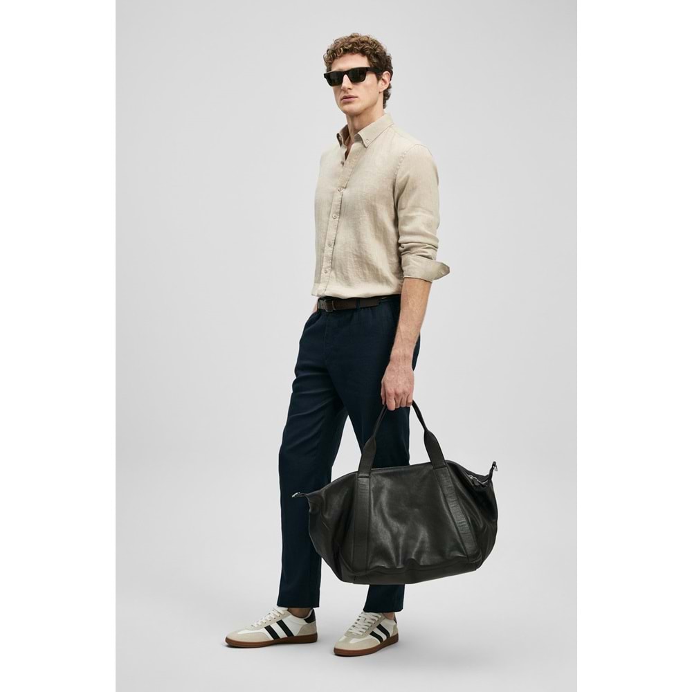 Lufian 111010654 Pitaya Erkek Keten Gömlek Comfort Fit Erkek Gömlek