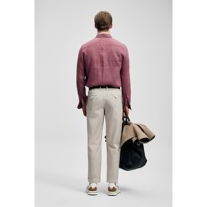 Lufian 111010654 Pitaya Erkek Keten Gömlek Comfort Fit Erkek Gömlek