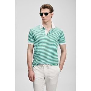 Lufian 111040248 Landon Smart Polo Yaka Tişört Erkek Tişort