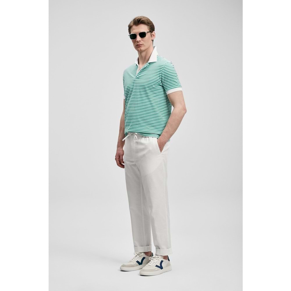Lufian 111040248 Landon Smart Polo Yaka Tişört Erkek Tişort