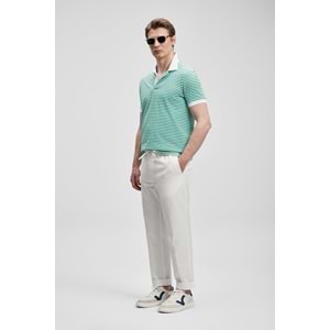 Lufian 111040248 Landon Smart Polo Yaka Tişört Erkek Tişort