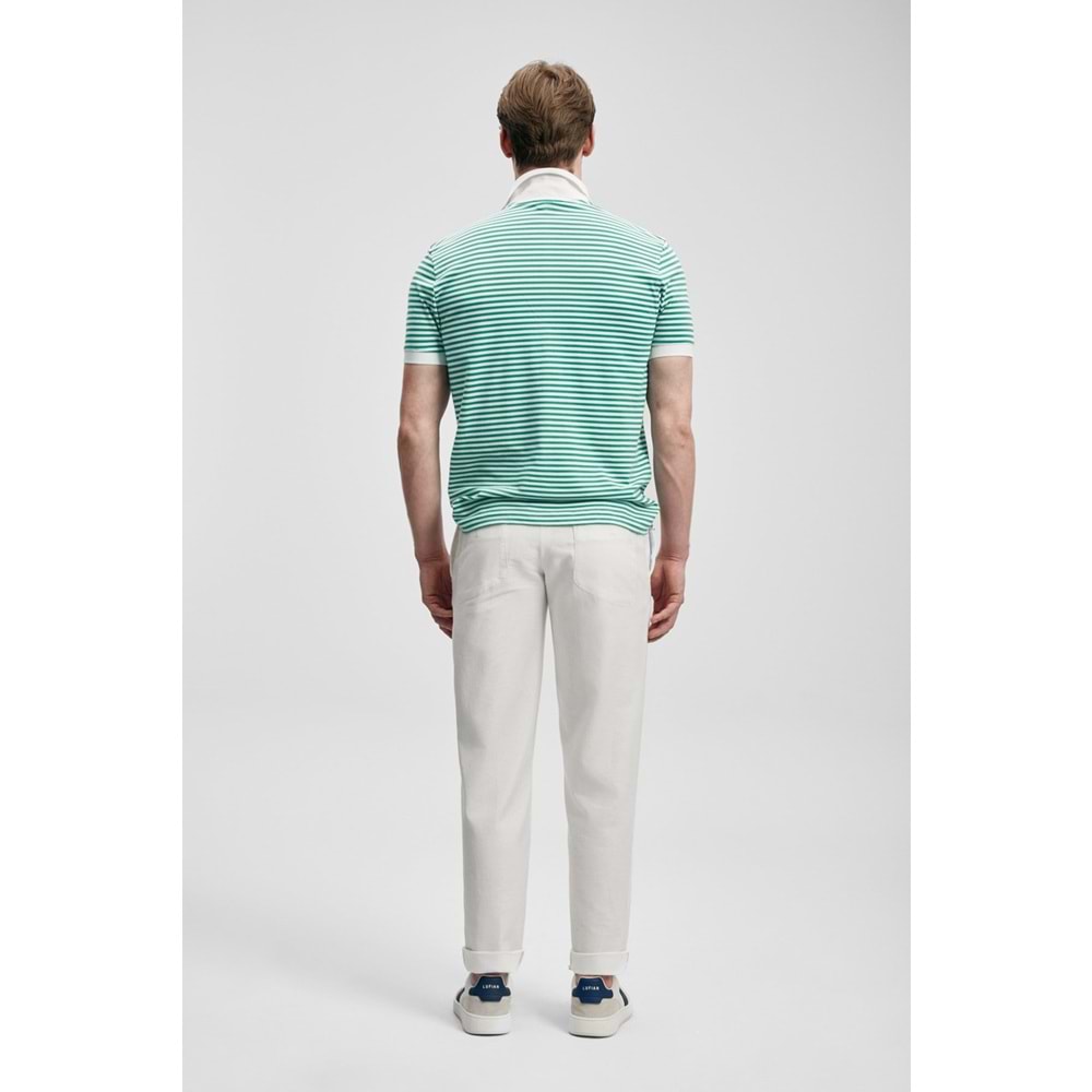 Lufian 111040248 Landon Smart Polo Yaka Tişört Erkek Tişort