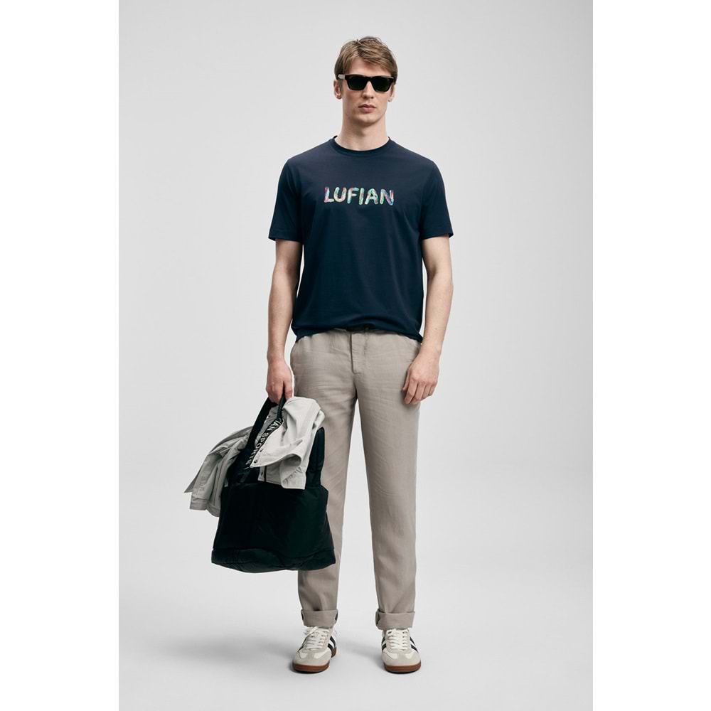Lufian 111020317 Surge Erkek Basic T- Shirt Tişört Erkek Tişort
