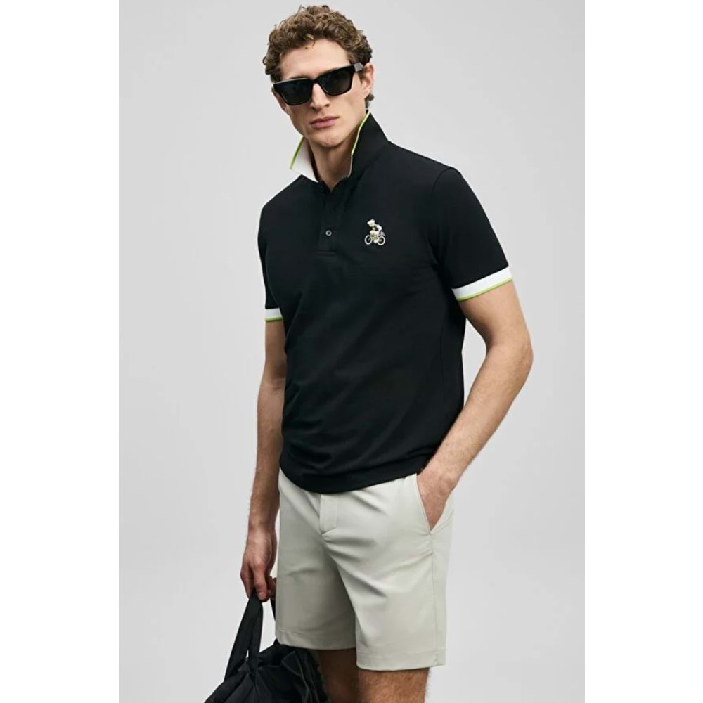 Lufian 111040242 Zane Smart Erkek Polo Tişört Erkek Tişort