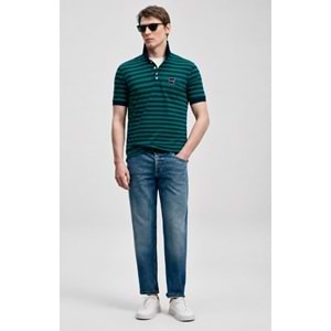 Lufian 111040250 Icon Smart Polo Yaka Tişört Erkek Tişort