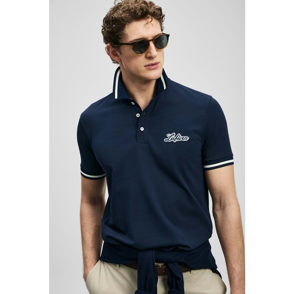 Lufian 111040249 Artos Smart Erkek Polo Yaka Tişört Erkek Tişort