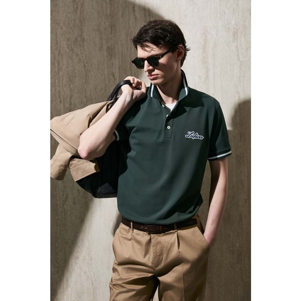 Lufian 111040249 Artos Smart Erkek Polo Yaka Tişört Erkek Tişort