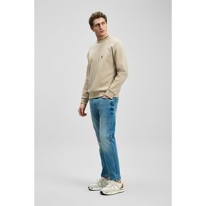 Lufian 111200229 Derek Smart Jean Erkek Pantolon Slim Fit Erkek Kot Pantolon