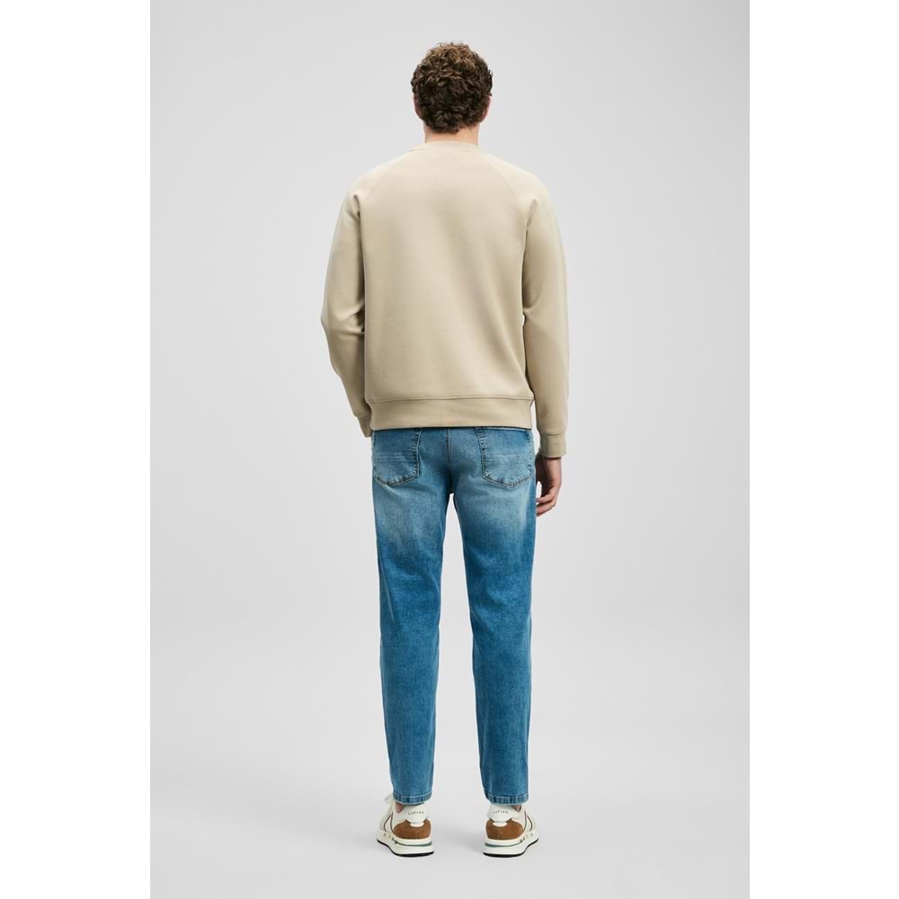 Lufian 111200229 Derek Smart Jean Erkek Pantolon Slim Fit Erkek Kot Pantolon