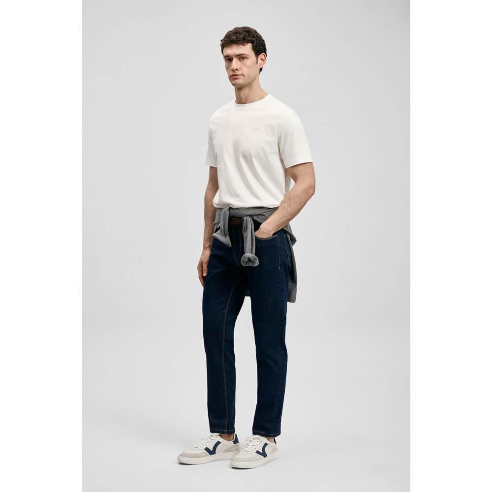 Lufian 111020321 Bran Modern Grafik T- Shirt Tişört Erkek Tişort