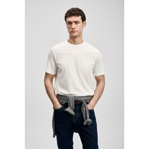 Lufian 111020321 Bran Modern Grafik T- Shirt Tişört Erkek Tişort