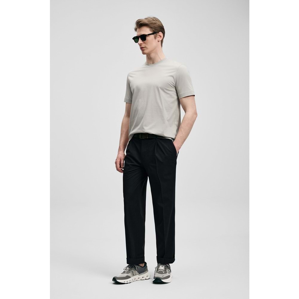 Lufian 111020321 Bran Modern Grafik T- Shirt Tişört Erkek Tişort