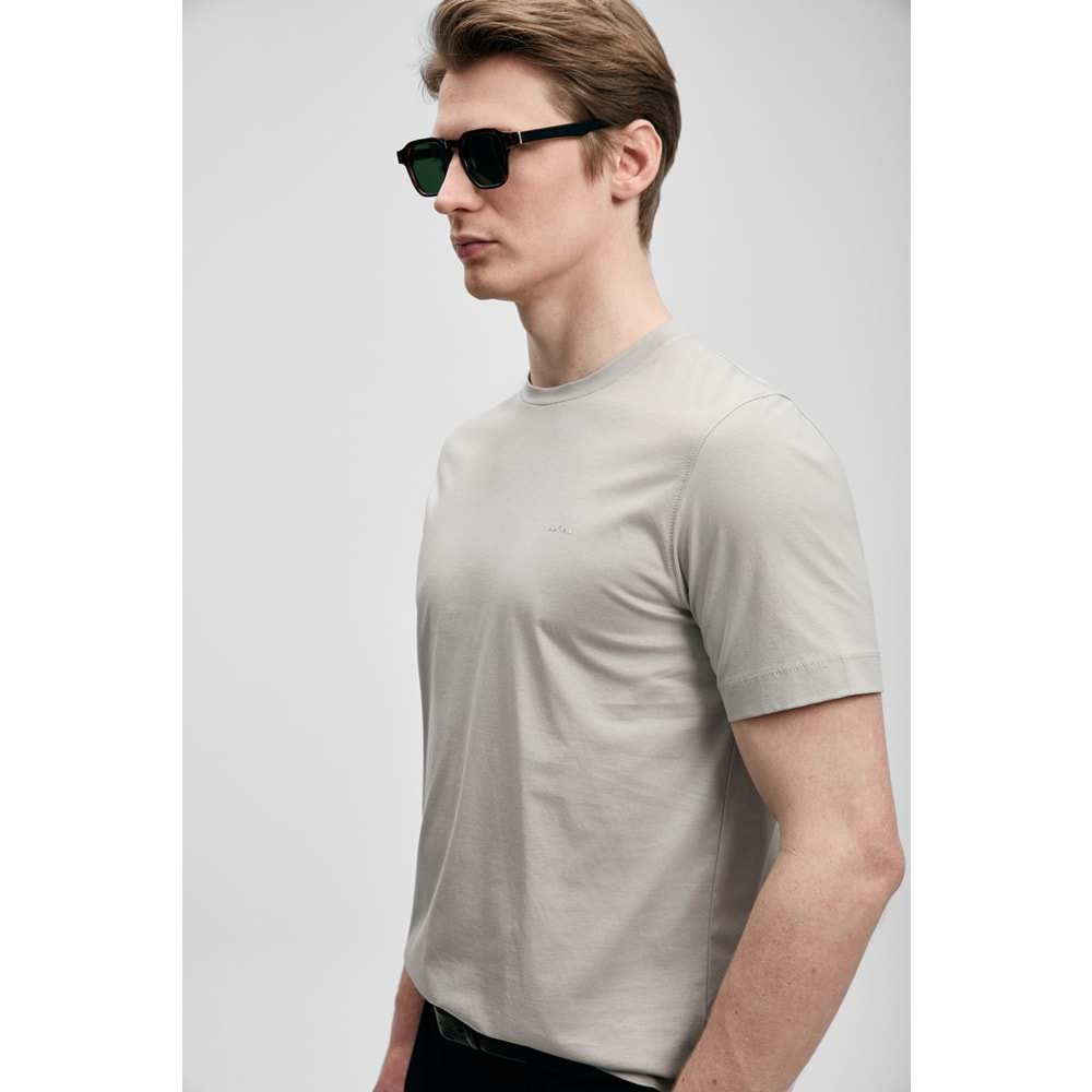 Lufian 111020321 Bran Modern Grafik T- Shirt Tişört Erkek Tişort