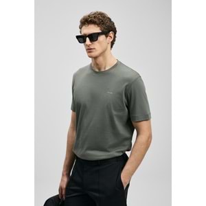 Lufian 111020321 Bran Modern Grafik T- Shirt Tişört Erkek Tişort