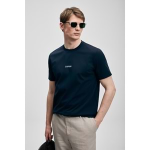 Lufian 111020322 Marcus Modern Grafik T- Shirt Tişört Erkek Tişort