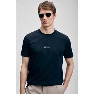 Lufian 111020322 Marcus Modern Grafik T- Shirt Tişört Erkek Tişort