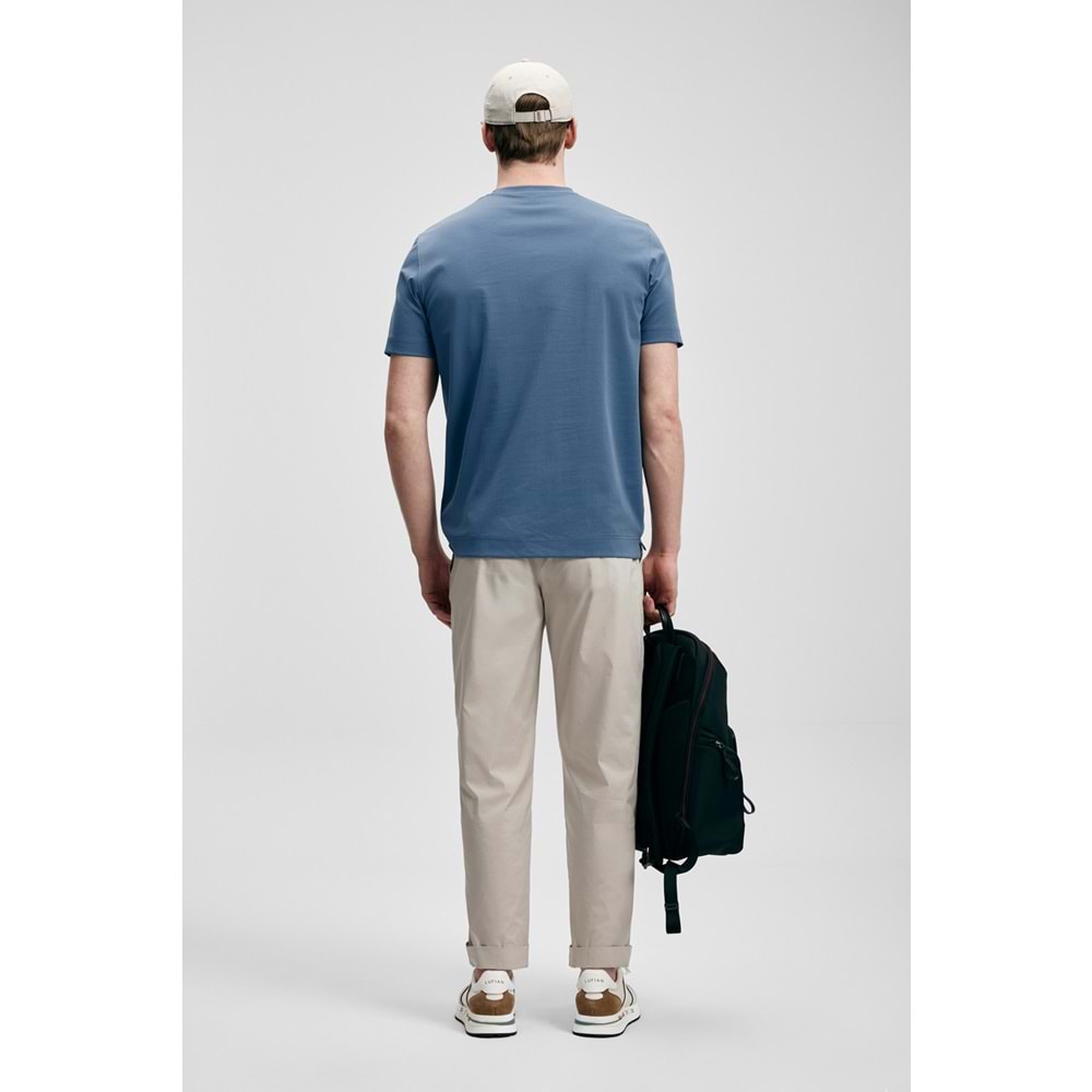 Lufian 111020322 Marcus Modern Grafik T- Shirt Tişört Erkek Tişort