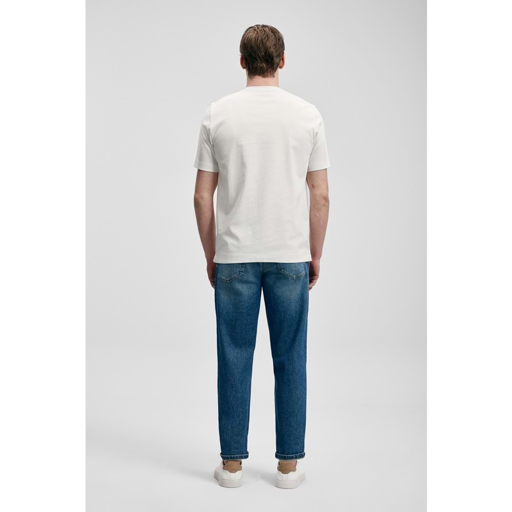 Lufian 111020322 Marcus Modern Grafik T- Shirt Tişört Erkek Tişort