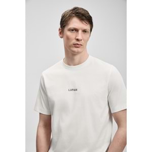 Lufian 111020322 Marcus Modern Grafik T- Shirt Tişört Erkek Tişort