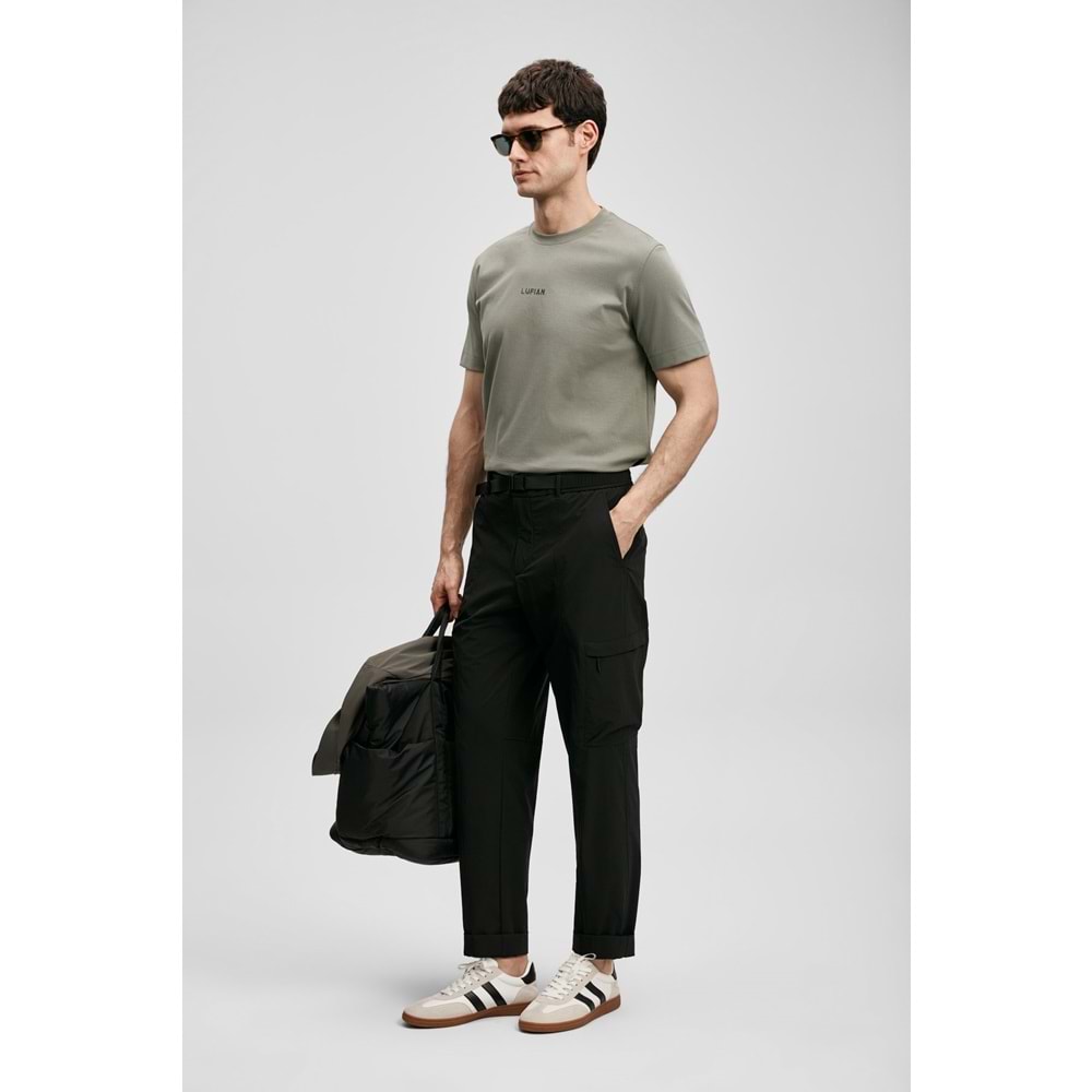 Lufian 111020322 Marcus Modern Grafik T- Shirt Tişört Erkek Tişort
