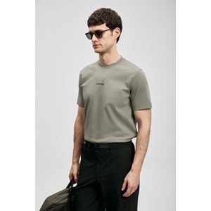 Lufian 111020322 Marcus Modern Grafik T- Shirt Tişört Erkek Tişort